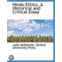 Hindu Ethics, a Historical and Critical Essay