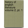 History Of English Literature Volume 2, Pt. 1 by Hippolyte Taine
