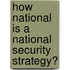 How national is a National Security Strategy?