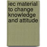 Iec Material To Change Knowledge And Attitude door Tolcha Kebebew