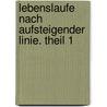 Lebenslaufe Nach Aufsteigender Linie. Theil 1 by Theodor Gottlieb Von Hippel