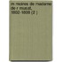 M Moires de Madame de R Musat, 1802-1808 (2 )