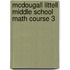 McDougall Littell Middle School Math Course 3