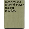 Meaning and Effect of Mayan Healing Practices by Silvana Spano