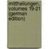 Mittheilungen, Volumes 19-21 (German Edition)