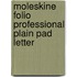 Moleskine Folio Professional Plain Pad Letter