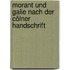 Morant und Galie nach der Cölner Handschrift