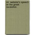 Mr. Webster's Speech on the Greek Revolution.