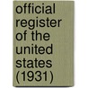 Official Register of the United States (1931) by United States. Census