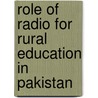 Role of radio for rural education in Pakistan by Nabi Bux Jumani