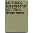 Sammlung auserlesener Schriften, Dritter Band