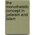 The Monotheistic Concept in Judaism and Islam