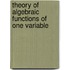 Theory of Algebraic Functions of One Variable