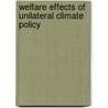 Welfare effects of  unilateral climate policy door Andreas Rainer
