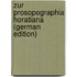 Zur Prosopographia Horatiana (German Edition)