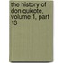 the History of Don Quixote, Volume 1, Part 13