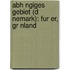 Abh Ngiges Gebiet (D Nemark): Fur Er, Gr Nland