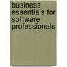 Business Essentials For Software Professionals door G.P. Sudhakar