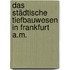Das Städtische Tiefbauwesen in Frankfurt A.M.