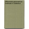 Differential-Geometrical Methods in Statistics door Shun-Ichi Amari