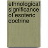 Ethnological Significance of Esoteric Doctrine door Muhammad Shahid Khan
