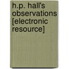 H.P. Hall's Observations [electronic Resource] door H.P. (Harlan Page) Hall