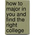 How to Major in You and Find the Right College