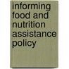Informing Food and Nutrition Assistance Policy door Victor Oliveira