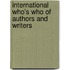 International Who's Who Of Authors And Writers