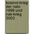 Kosovo-krieg Der Nato 1999 Und Irak-krieg 2003