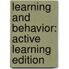 Learning and Behavior: Active Learning Edition by Paul Chance