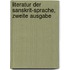 Literatur der Sanskrit-Sprache, zweite Ausgabe