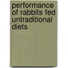 Performance of Rabbits fed Untraditional Diets door Sayed Abdel-Fattah