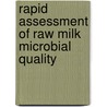 Rapid Assessment of Raw Milk Microbial Quality by Imran Ahmad