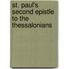 St. Paul's Second Epistle to the Thessalonians door A.R. (Augustus Robert) Buckland