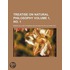 Treatise on Natural Philosophy Volume 1, No. 1