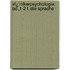 Vï¿½Lkerpsychologie: Bd.,1-2 T. Die Sprache