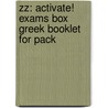 Zz: Activate! Exams Box Greek Booklet For Pack door Akis Davanellos