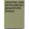 Zwischen zwei Jahrhunderten; gesammelte Essays by M.R. van den Berg