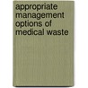 Appropriate Management Options Of Medical Waste door Nasima Akter