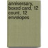 Anniversary, Boxed Card, 12 Count, 12 Envelopes