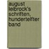 August Leibrock's Schriften, Hundertelfter Band