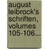 August Leibrock's Schriften, Volumes 105-106...