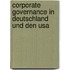 Corporate Governance In Deutschland Und Den Usa