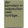 Der Bernstein In Ostpreußen: Zwei Vorträge... door Wilhelm Runge