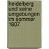 Heidelberg und seine Umgebungen im Sommer 1807.