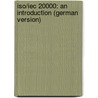 Iso/iec 20000: An Introduction (german Version) by Van Haren Publishing
