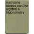 Mathzone Access Card for Algebra & Trigonometry
