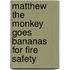 Matthew the Monkey Goes Bananas for Fire Safety