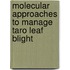 Molecular approaches to manage taro leaf blight